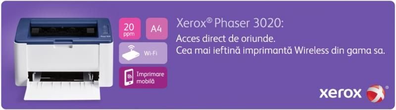 Imprimanta Laser alb-negru XeroX Phaser 3020